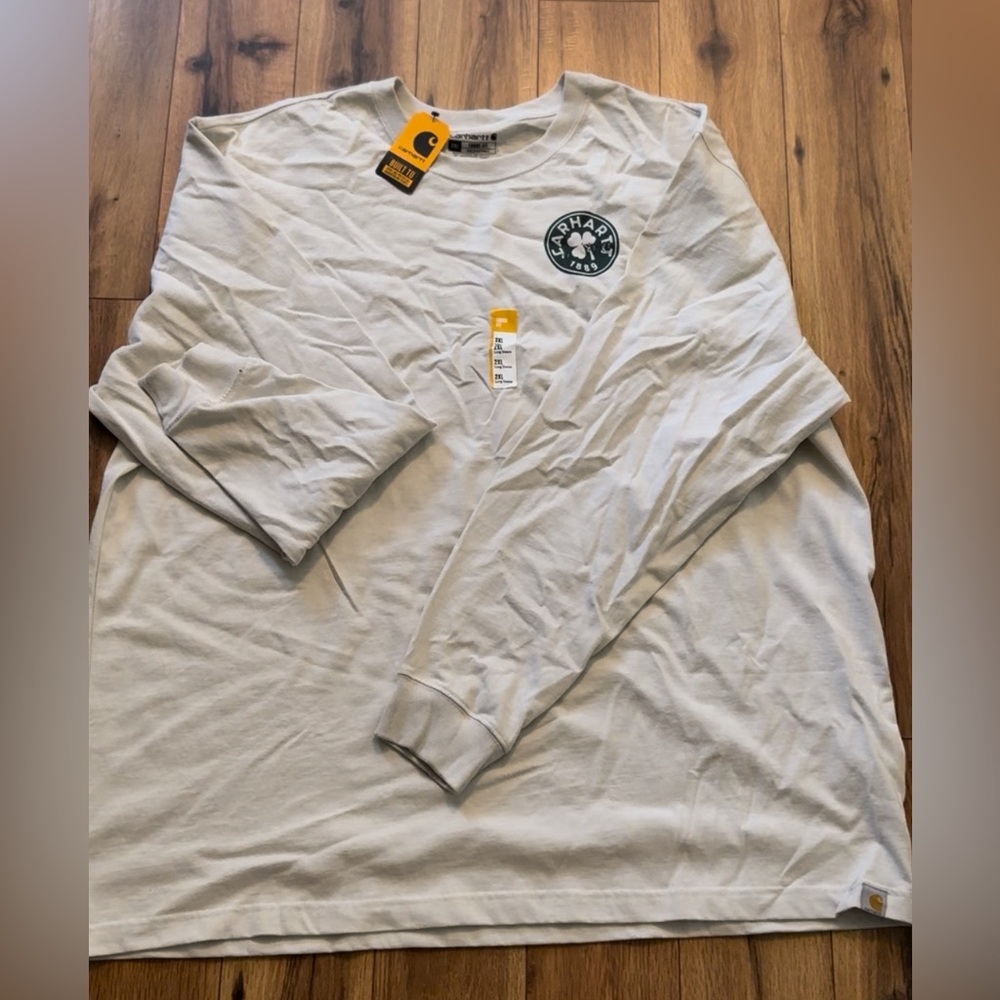 Carhartt Classic White Long Sleeve Tee